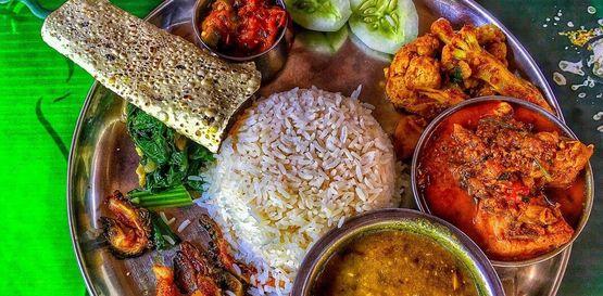 Jídlo v Nepálu - dal bhat