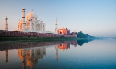 Taj Mahal a Agra Indie