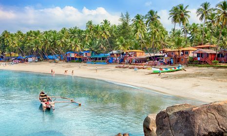 Goa pláže Indie
