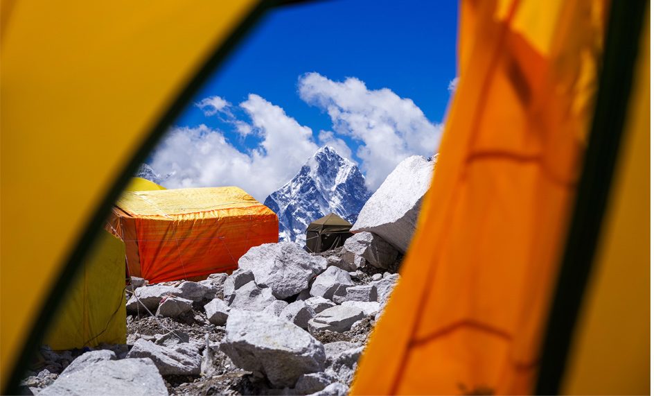 Everest base camp Nepál