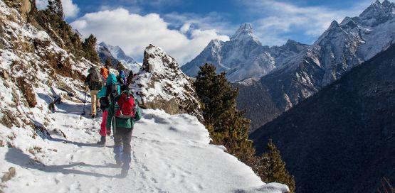 Počasí Nepál - zine, nejchladnější část roku