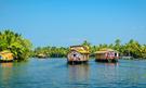 Plavba v houseboat v Kerala