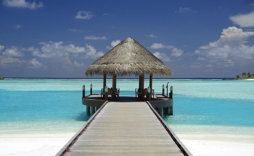 Bělostné pláže exotických Malediv