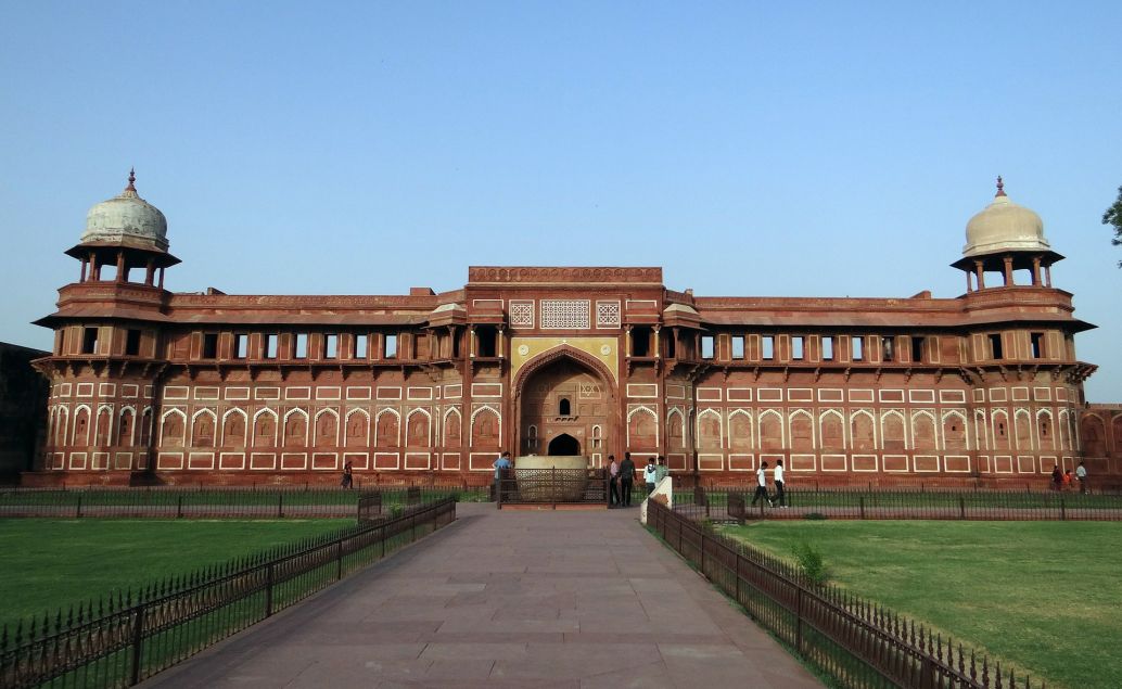 Červená pevnost ve městě Agra